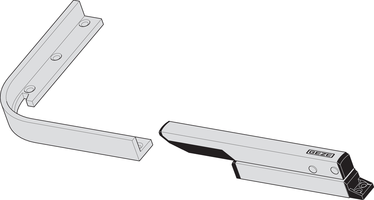 Strichzeichnung, Griff, Klammer