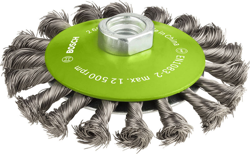 Bosch PRO Stainless Steel heavy Kegelbürste, 115 x 0,35&nbsp;mm, Gewinde