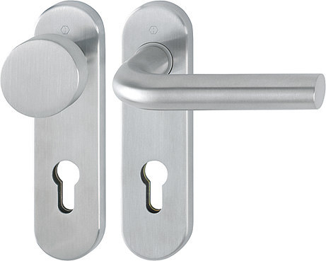 HOPPE Wechselgarnitur Bonn mit Kurzschild E58/353K/150Z, Edelstahl