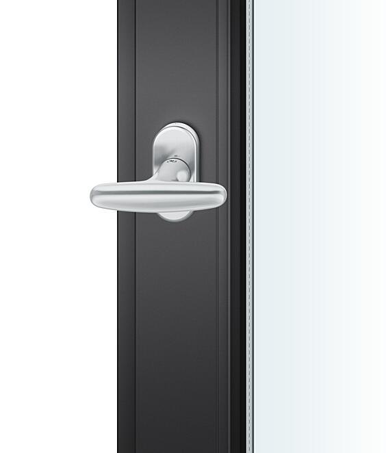 FSB Fenstergriff 34 3409, ovale Ros., Edelstahl