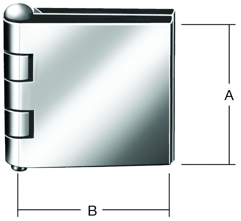 Profil-Wagentürscharnier VORMANN AUGUST 000012, Eisen