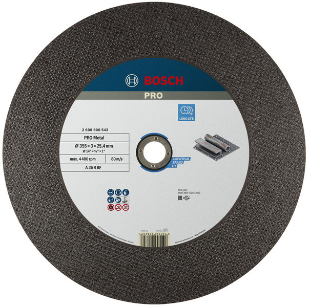 Bosch PRO Metal Trennscheibe, 355 x 2,8 x 25,4 mm