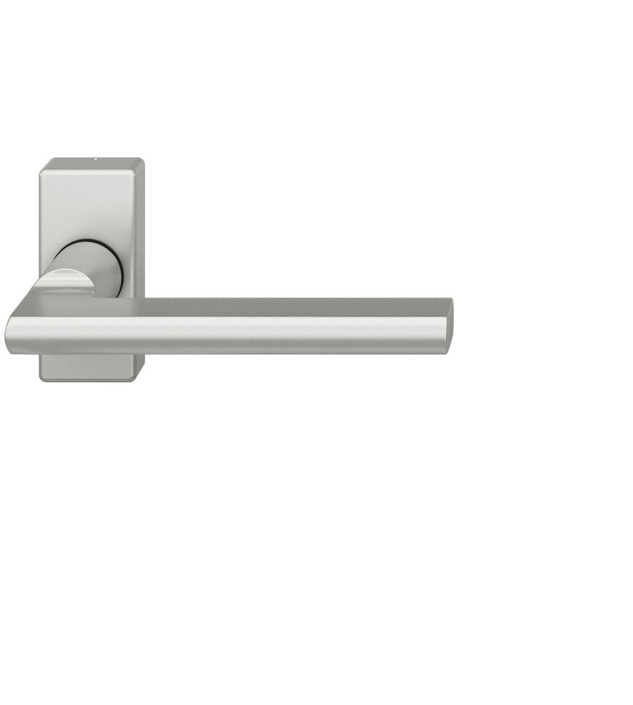 FSB Drücker-Halbgarnitur ohne Schlüsselrosette 09 1035, eckig, VK 8 mm, Aluminium