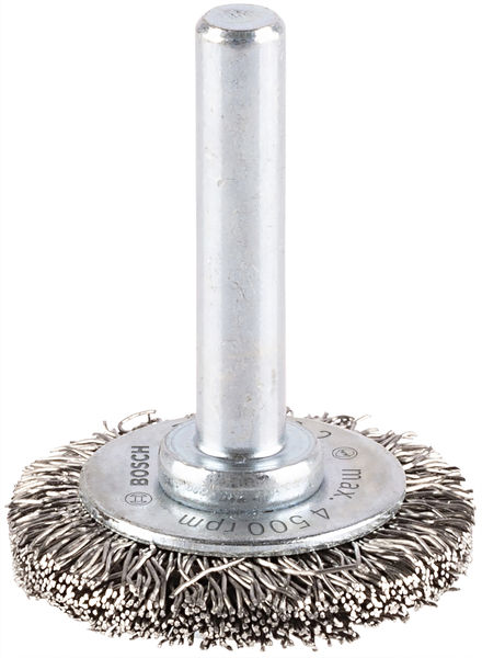 Bosch PRO Stainless Steel heavy Scheibenbürste, gerader Schaft