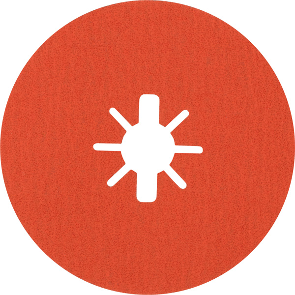 Bosch EXPERT R782 Prisma Ceramic Fiberscheibe, X-LOCK, 125&nbsp;mm, 22,23&nbsp;mm, K 80, 5-tlg.