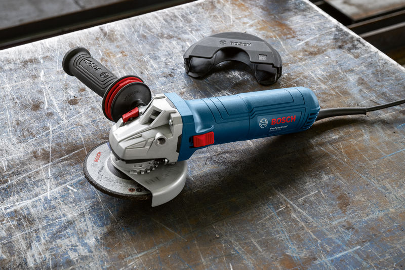 Bosch Kabelgebundener Winkelschleifer GWS 12-125 S, mit Schutzhaube