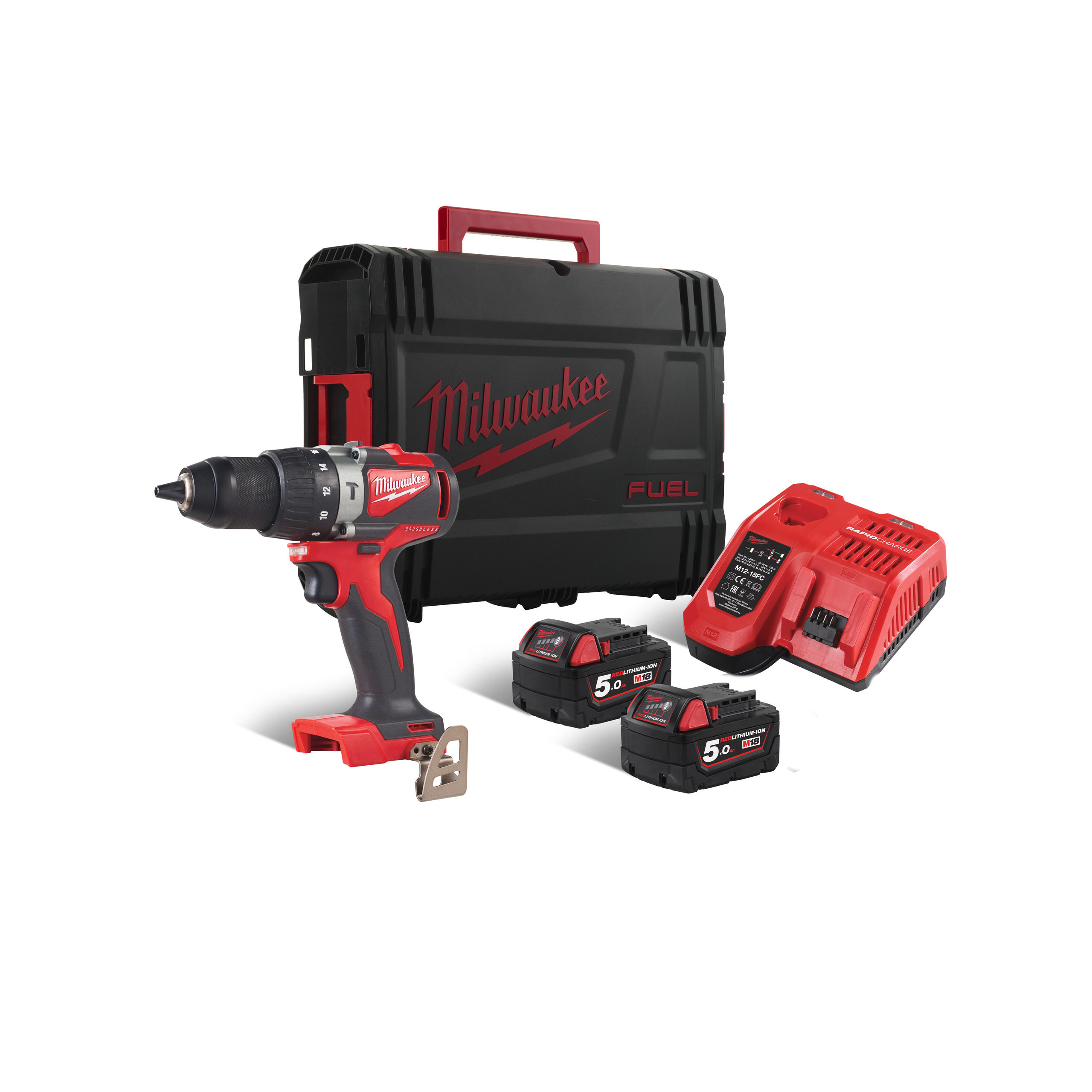 Milwaukee Akku-Schlagbohrschrauber M18 Bürstenloser M18BLPD2-502X