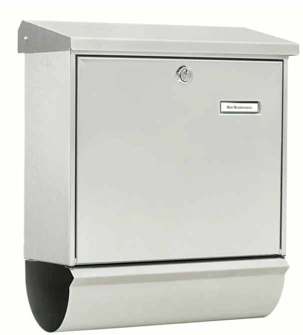 Briefkasten Burg Wächter Comfort-Set 39130, Edelstahl