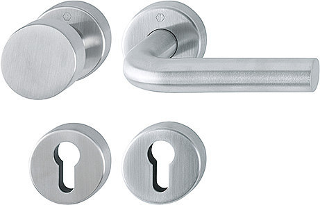 HOPPE Wechselgarnitur Bonn mit Rosetten E58/42H/42HKVS/150, Edelstahl