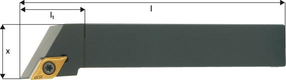 ISO-Klemmhalter 93° SDJCR/L