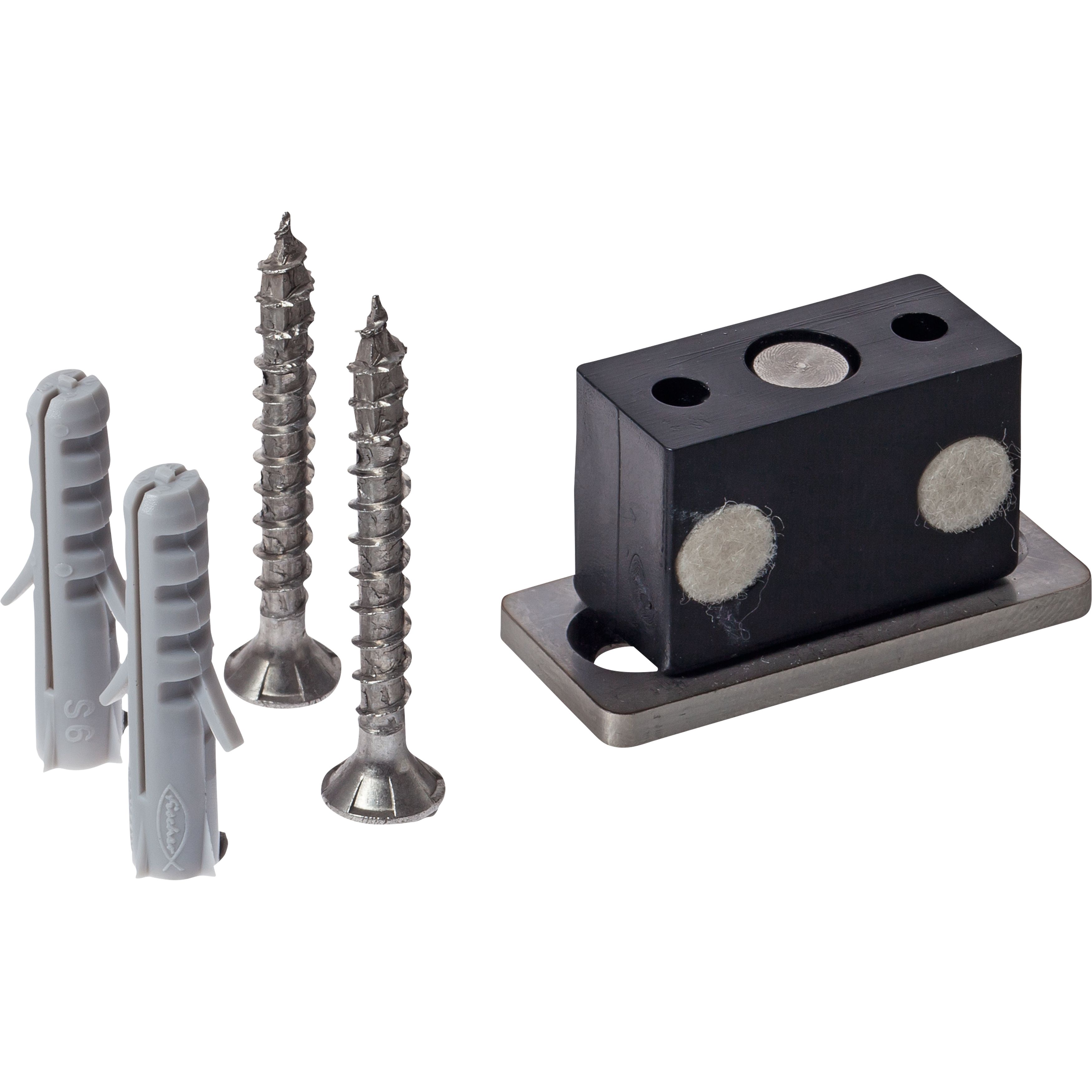 Schraube, Plastikwandhaken, Bohrer, Befestigungsset, Montagesatz