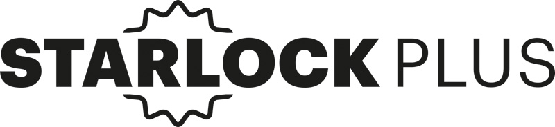 Aufnahmesymbol, Sonnenstern-Logo, STARLOCK, PLUS, Logo, Grafik