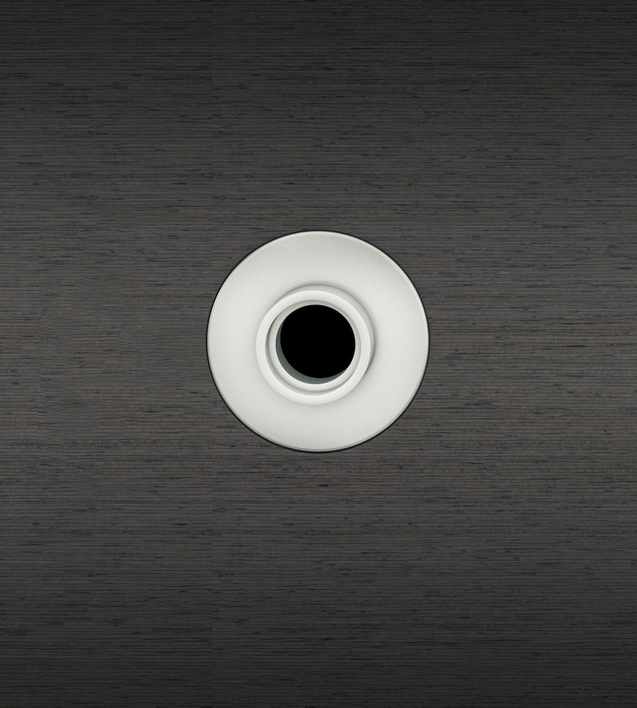 FSB Drückerrosettenpaar 17 1736, rund, flächenbündig, Aluminium