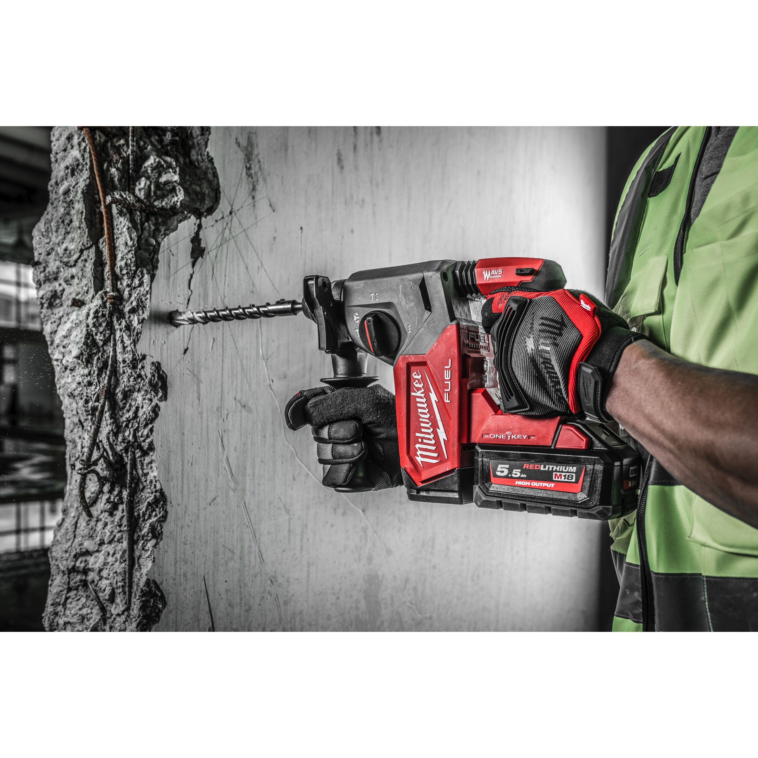 Milwaukee Akku-Kombihammer M18 ONE KEY M18ONEFH-0