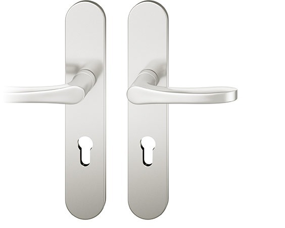 FSB Wechselgarnitur mit Langschild 12 1106, ASL, VK 8, oval, mit Nocken, HT, Bronze