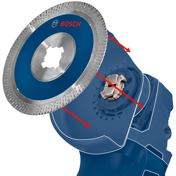 Feature-Bild, turbine disc, abrasive wheel, grinder accessory, cutting wheel, bosch adaptor
