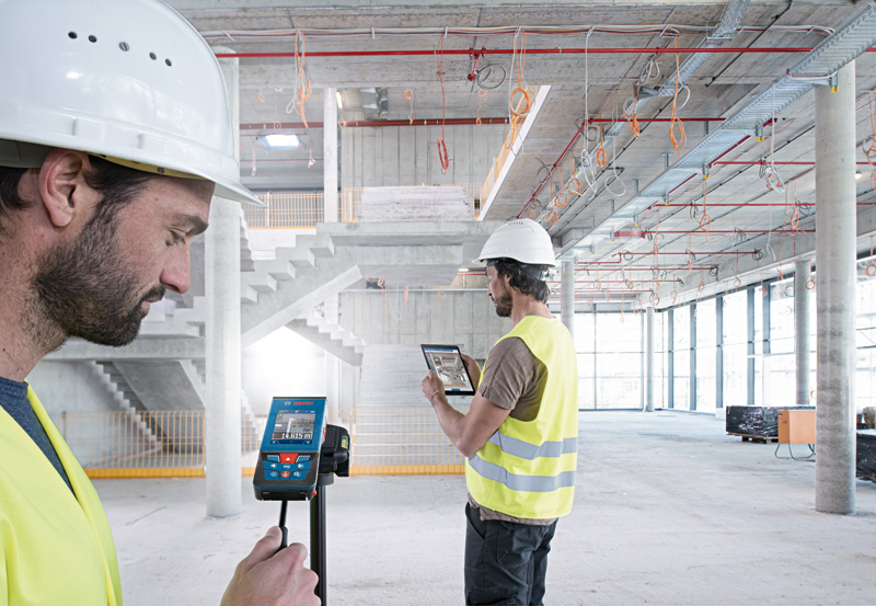 Bosch Laser-Entfernungsmesser GLM 50-27 CG mit BA 3.7V 1.0Ah A und USB-C-Kabel