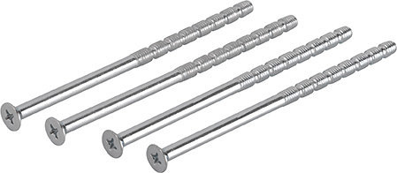 HOPPE Gewindeschrauben-Set M5x110mm, Kreuzschlitz, Eisen verzinkt