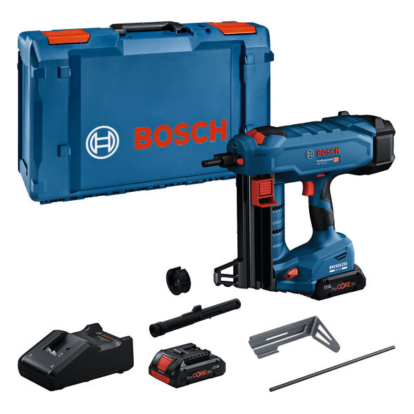 Bosch Akku-Nagler GNB 18V-40,  2 x Akku ProCORE18V 4.0Ah