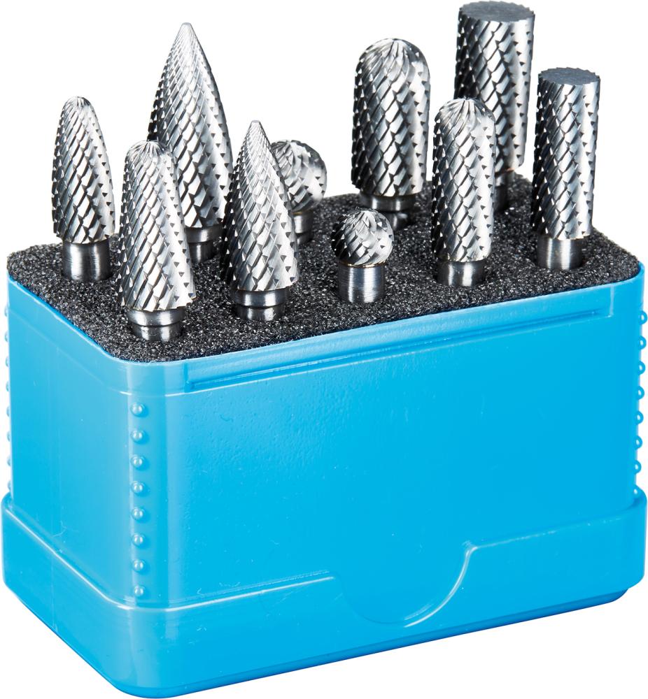 FORUM Frässtift-Satz  HM C 10-tlg. 6mm