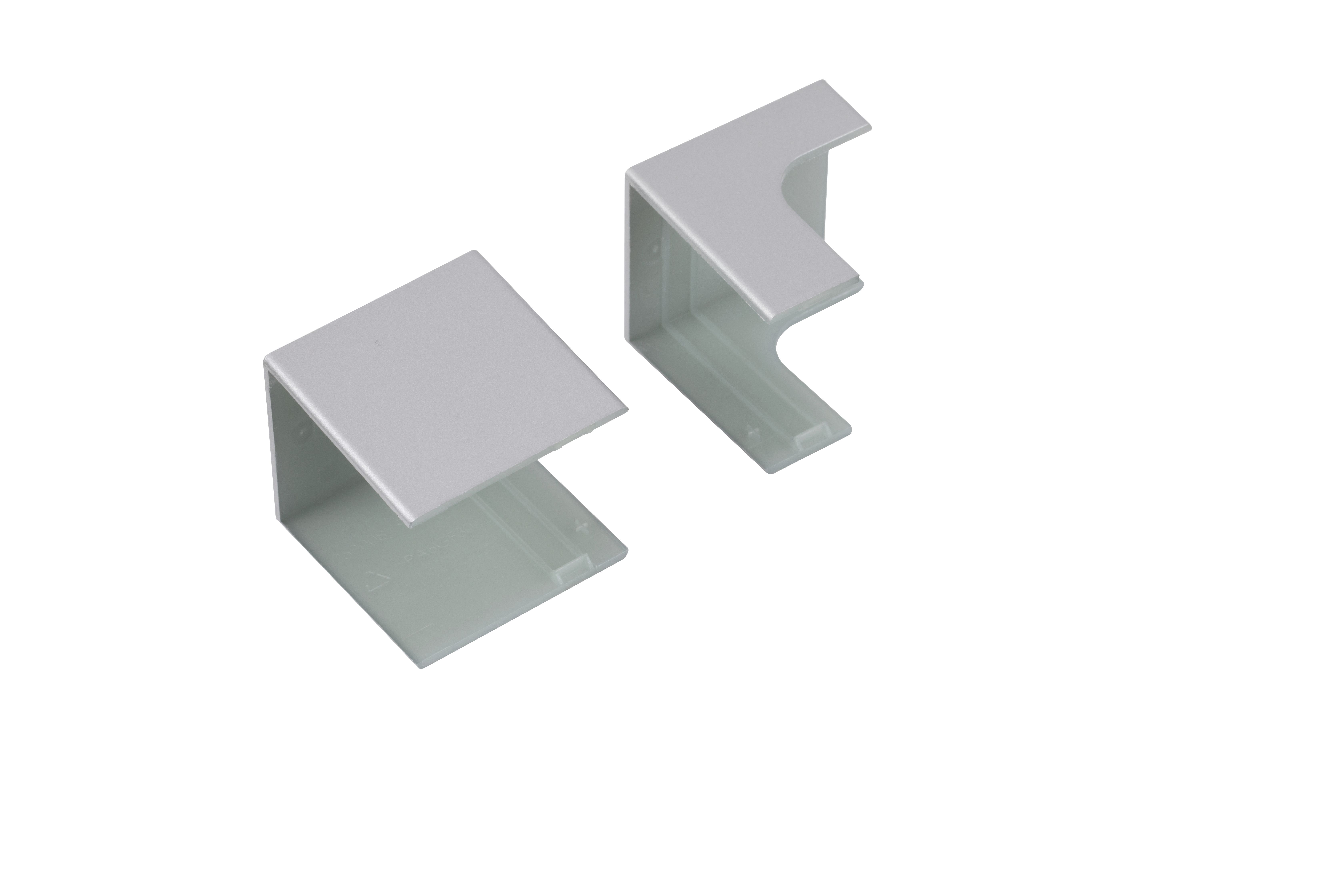 Metallwinkel, L-Winkel, Silber, Wandhalter, Eckwinkel