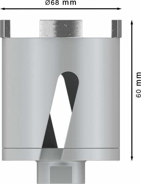 Bosch PRO Socket Core Cutter dry, M16-Gewinde