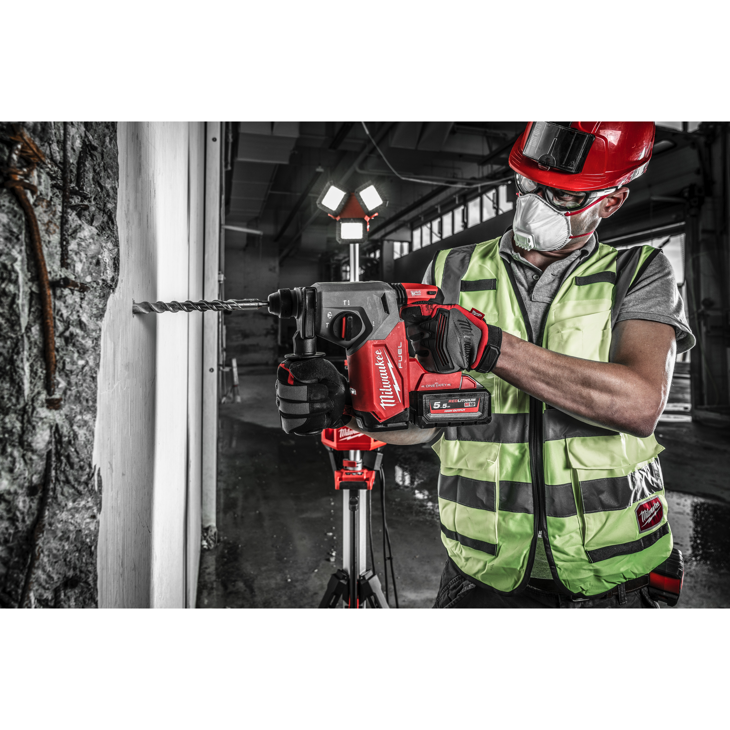 Milwaukee Akku-Kombihammer M18 ONE KEY M18ONEFH-0