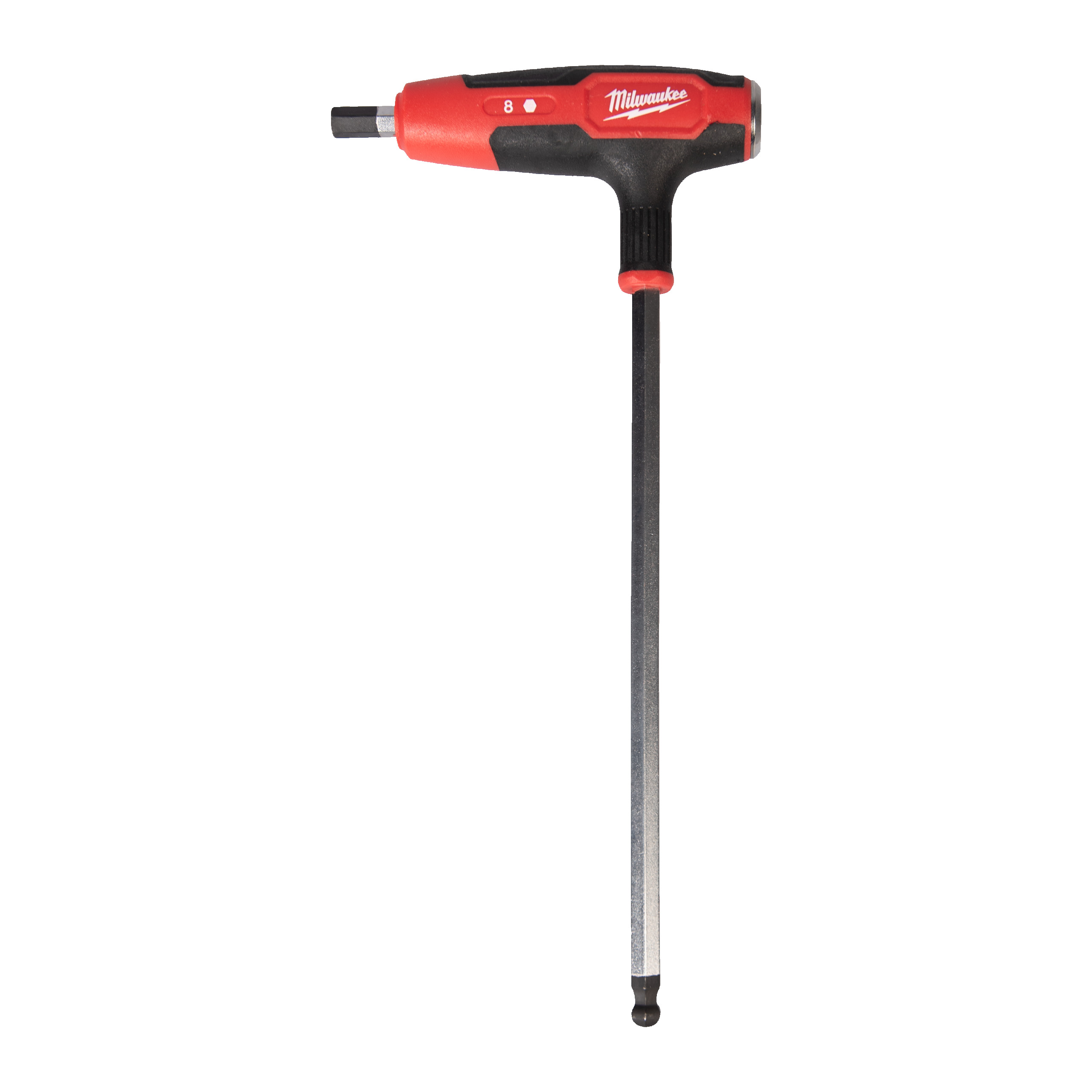 Milwaukee Schraubenzieher T-Griff 8 mm Innensechskant mit Softgrip-Auflage