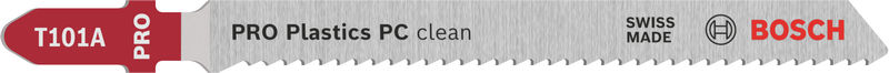 Bosch PRO Plastics PC clean T101A Stichsägeblatt, 100&nbsp;mm, 5-tlg.