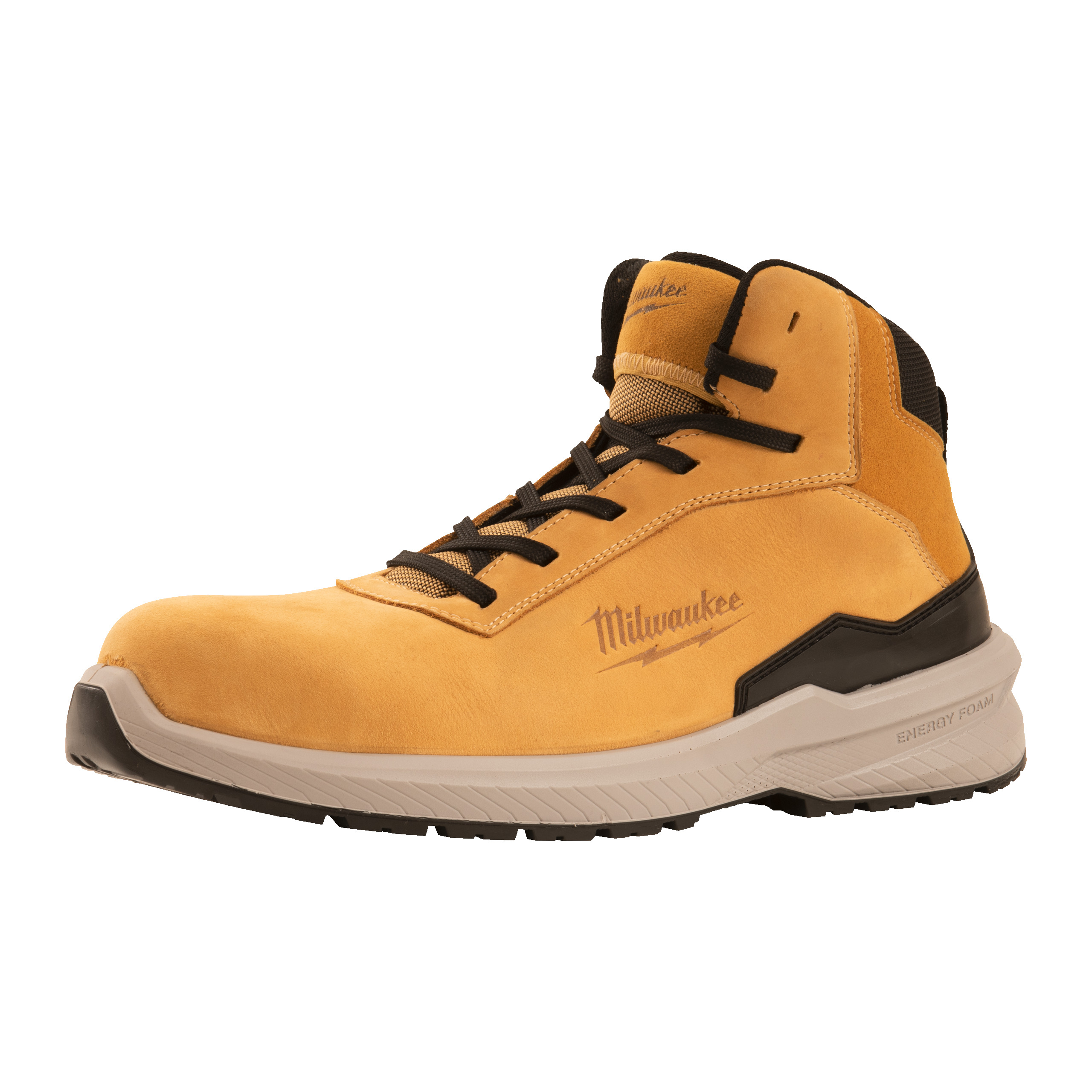 Milwaukee Sicherheits-Schnürstiefel Größe 46 FLEXTRED S3S Leder braun