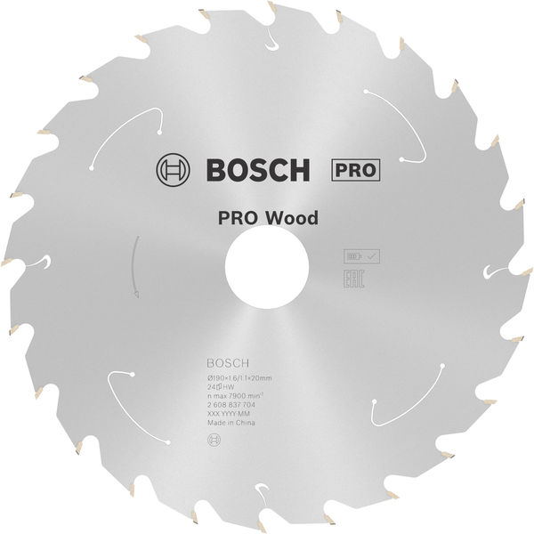 Bosch PRO&nbsp;Wood cordless Kreissägeblatt, 190 x 1,6 x 20&nbsp;mm