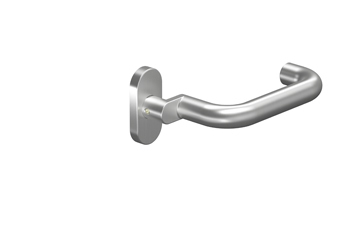 Artikelhauptbild OGRO Drücker-Halbgarnitur ohne Schlüsselrosette CORE 8100A FS, Edelstahl