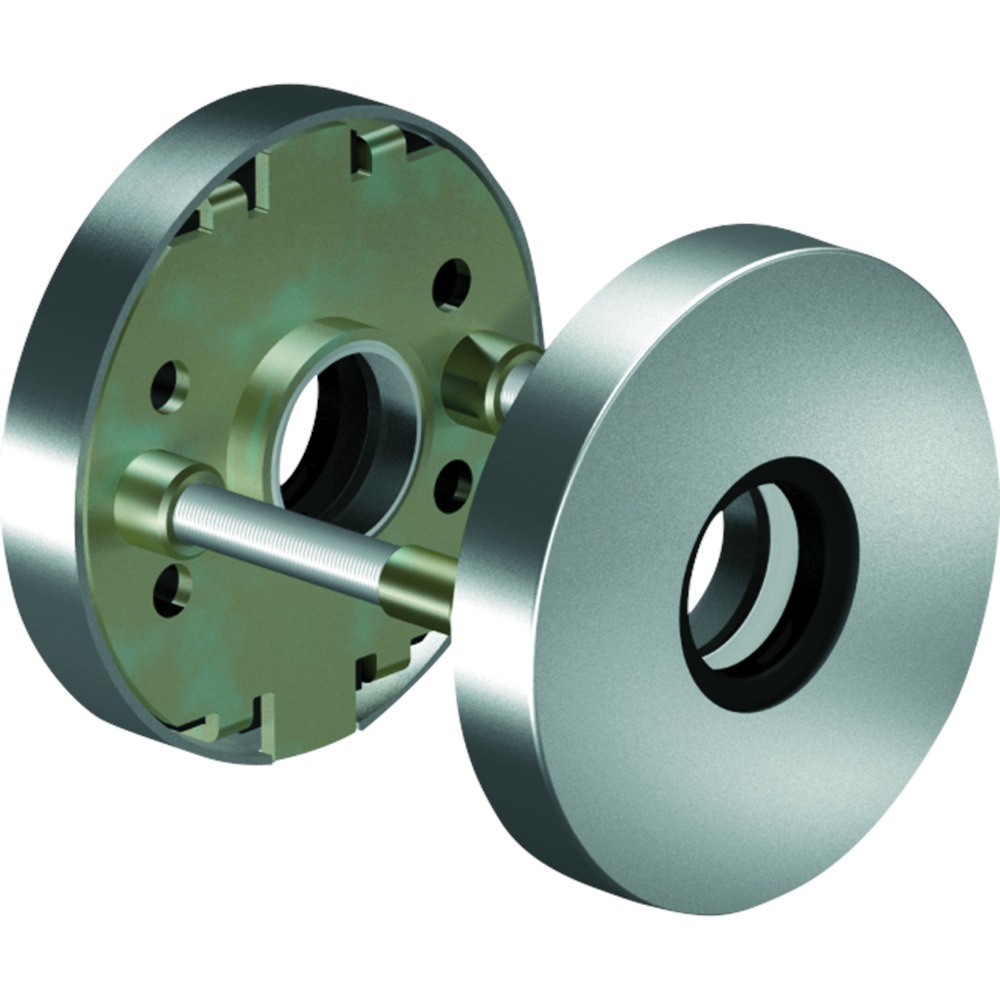 OGRO Drückerrosette 6501, Aluminium