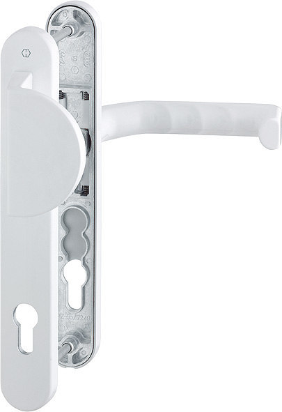 HOPPE Wechselgarnitur Liverpool mit Schmalschild 554/3357N/1313G, Aluminium