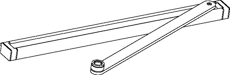 mechanismus, arm, verbindung, scharnier, halterung