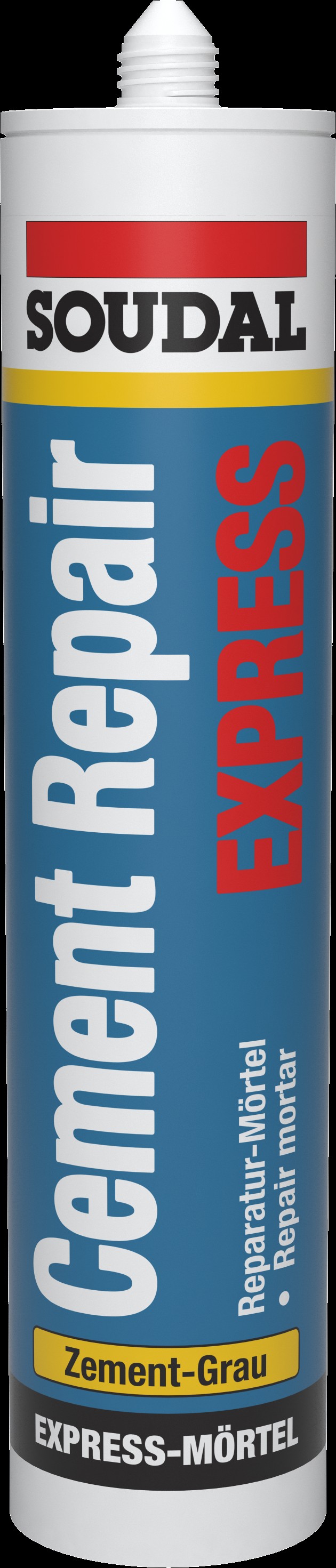 Zementmörtel, Reparaturmörtel, Kartusche, Zementgrau, Express-Mörtel