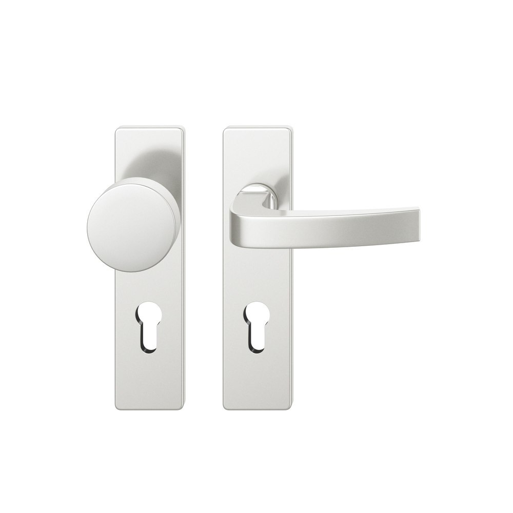 FSB Wechselgarnitur mit Kurzschild 72 1163, AGL3, Aluminium