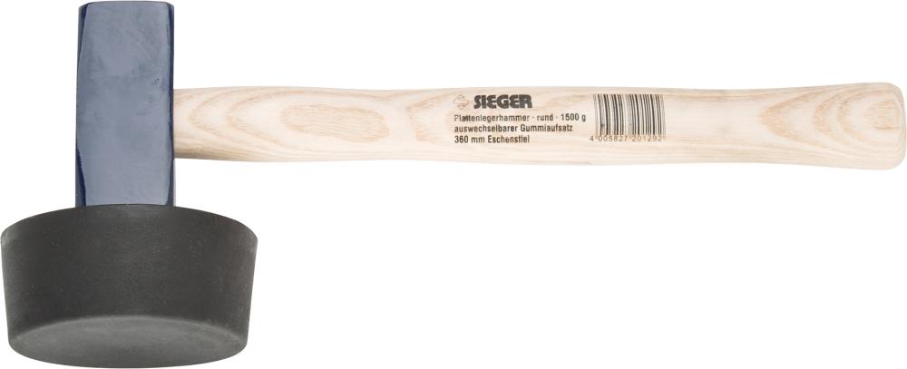 Plattenlegerhammer, rund