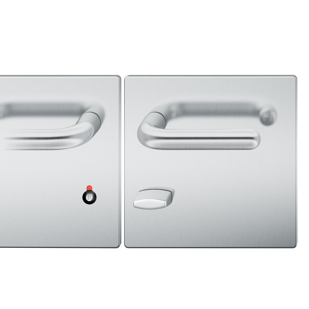 FSB Drückergarnitur mit Breitschild 72 1147, AGL3, Edelstahl