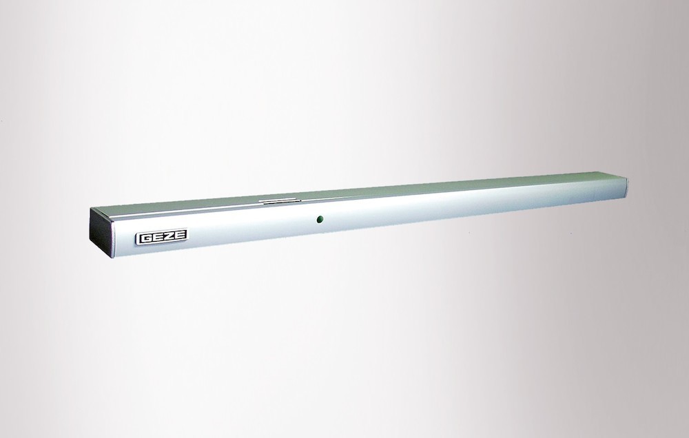 Gleitschiene GEZE R für TS 5000, mit elektrischer Feststellung, Aluminium