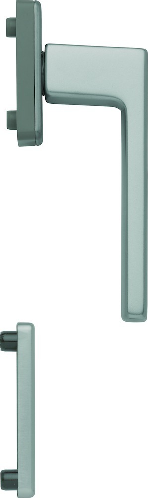 HOPPE Fenstertür-Halbgarnitur Austin 0769/U34/51PNS, N 10, Profilzylinder gelocht