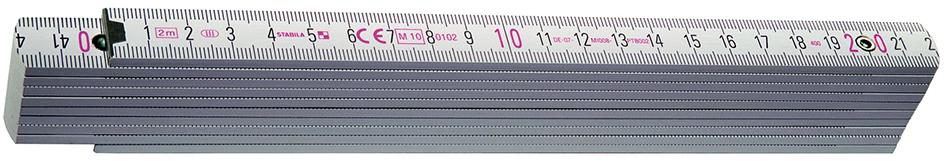 Holz-Gliedermaßstab Stabila GEO 2m x 16mm