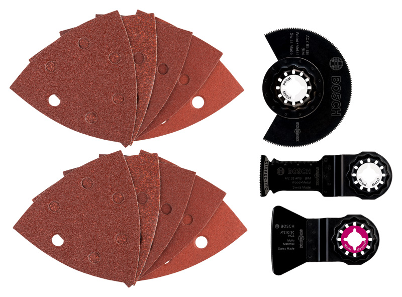 Bosch Universal-Set, 13-teilig, für Multi-Cutter, Wood and Paint