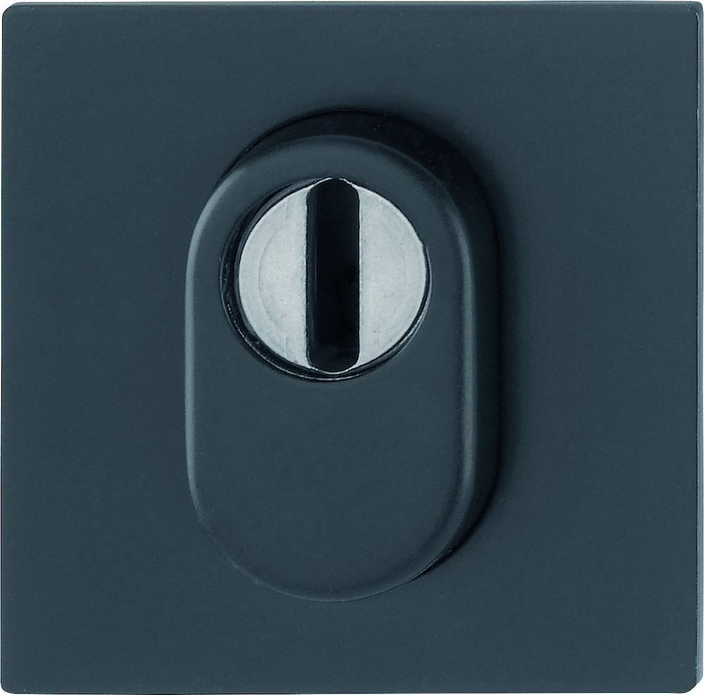 HOPPE Schutzrosette E75ZNSB-ZA,eckig/flach