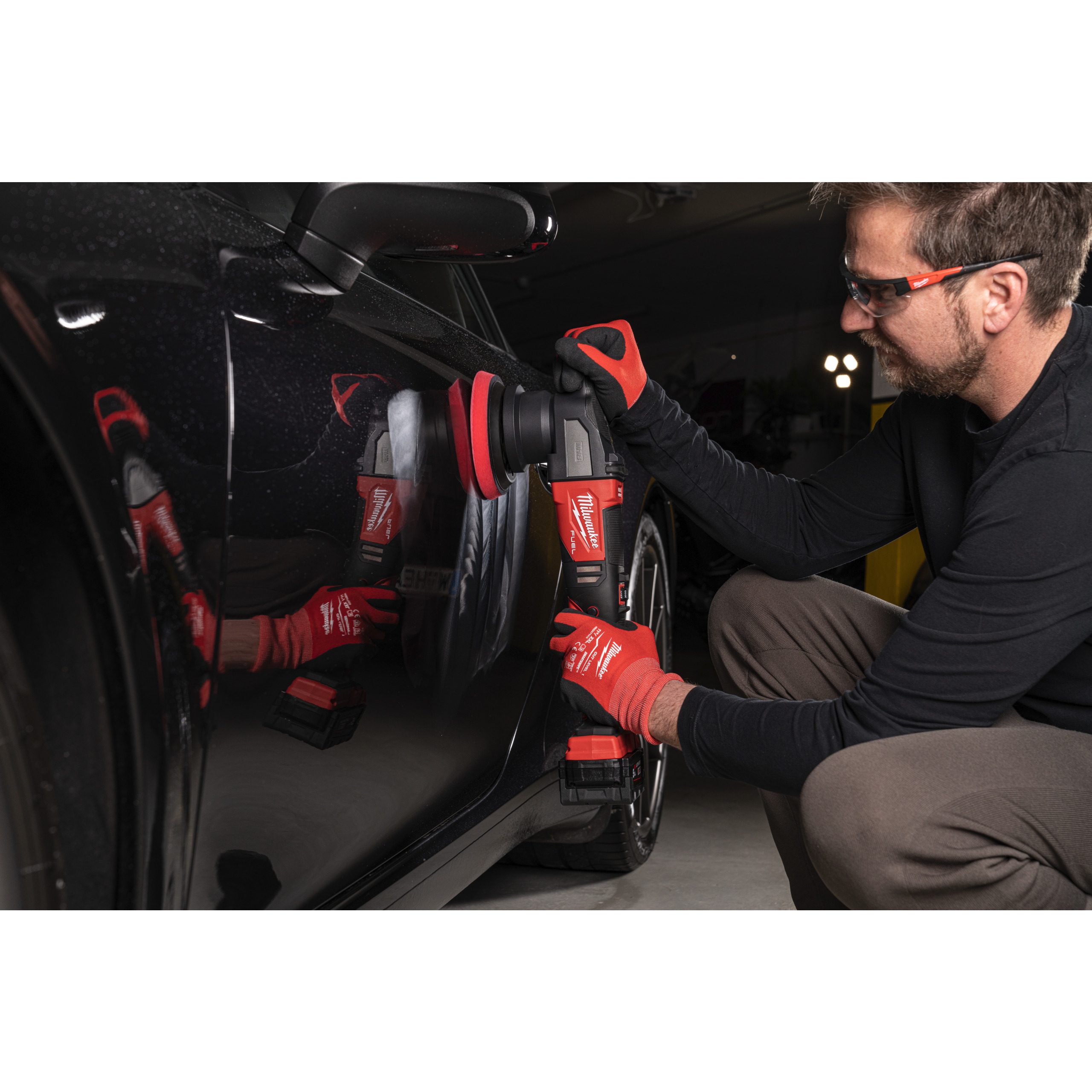 Milwaukee Akku-Polierer M18 FUEL Exzenter Polierer M18FROP15-502X KIT