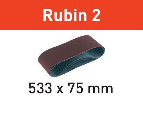 Schleifband Rubin 2 L533X 75-P120 RU2/10
