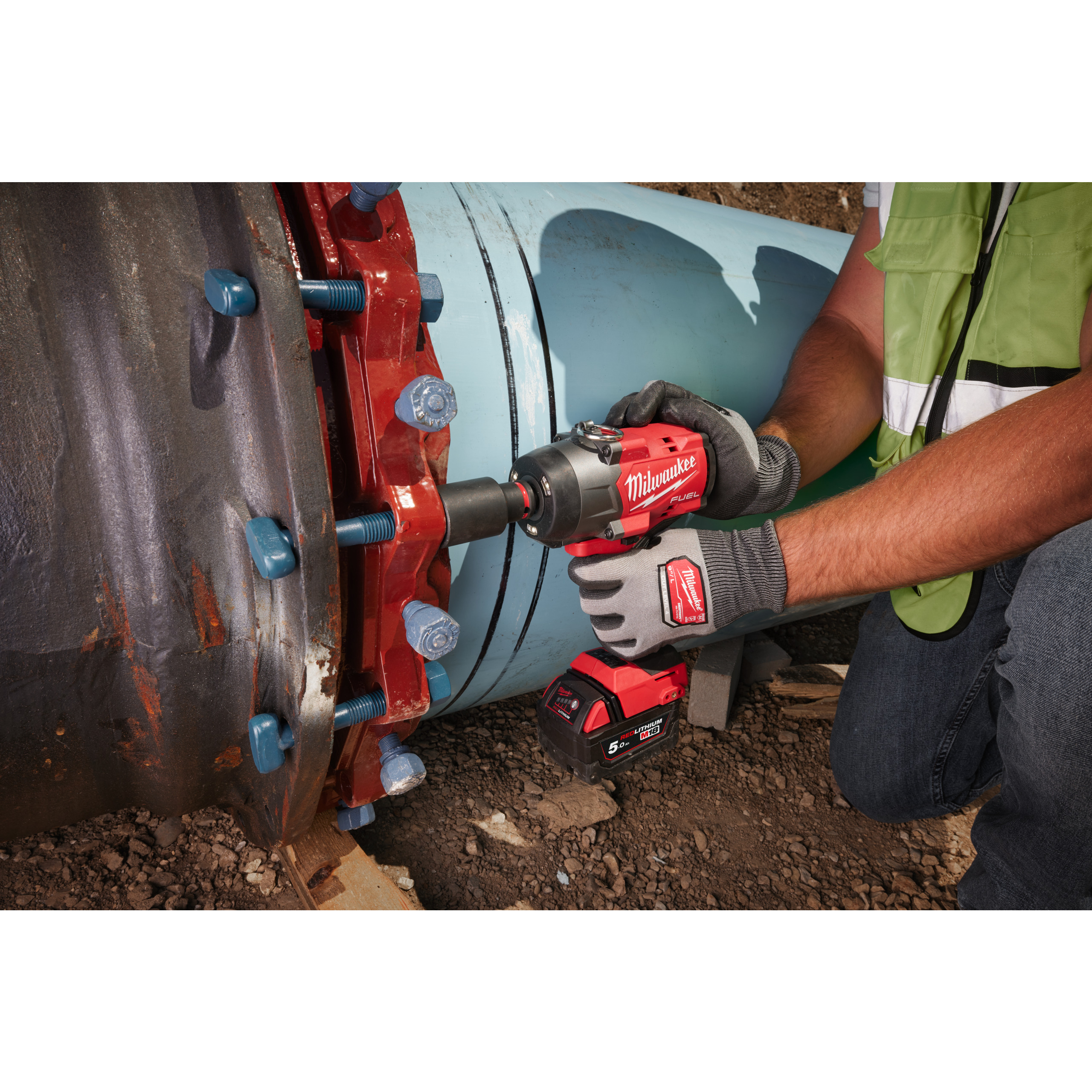 Milwaukee Akku-Schlagschrauber M18 FUEL 1/2" Vierkant mit PIN M18FHIW2P12-502X