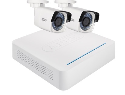 ABUS Videoüberwachungsset  TVVR36020 Digitalrekorder + 2 Außenkameras