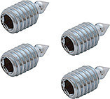 HOPPE Madenschraube, 4er-Set, Metall