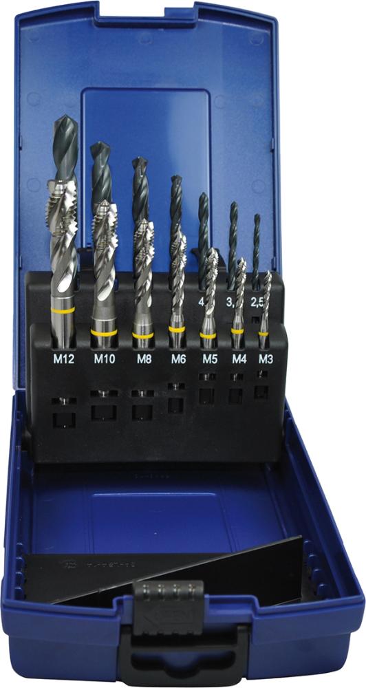 FORUM Metall-Gewindebohrer  D371C HSSE Set+KLM3-M12 6H GL